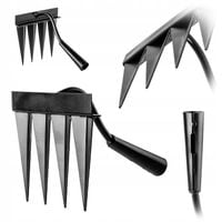 MOTYKA DO PIELENIA GLEBY MOTYCZKA GRABIE GRABKI 4 ZĘBY SPULCHNIACZ OGRODOWY