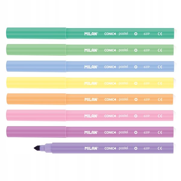 flamastry pastel 8 kolorów 6128 zdjęcie 3