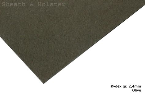 Kydex olive, arkusz ~ A5 150x210mm grubość 2,4mm