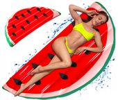 MATERAC DO PŁYWANIA DMUCHANY DUŻY PLAŻOWY ARBUZ