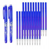 ZMAZYWALNE DŁUGOPISY ZESTAW ,2 sztuk Długopis zmazywalny 20 wkładów