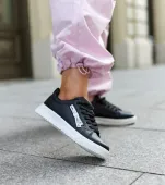 Czarne sneakersy eko skóra Brecht 39