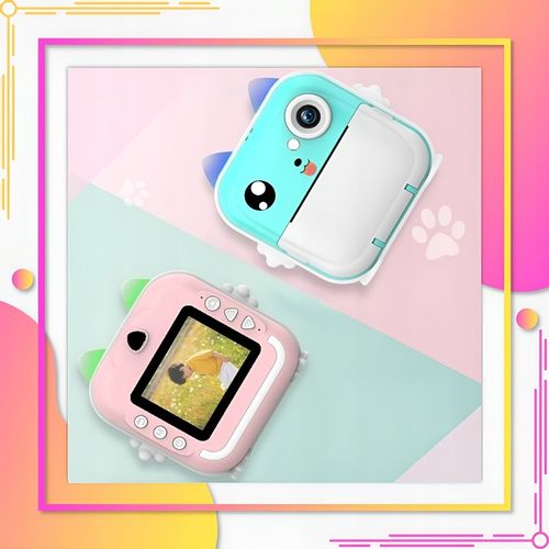 APARAT NATYCHMIASTOWY DLA DZIECI DRUKUŚ DRUKARKA Z KARTA 32GB + 3 ROLKI na Arena.pl