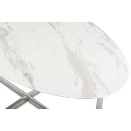 Stolik kawowy Vertigo Silver White 120cm na Arena.pl