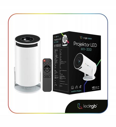 PROJEKTOR RZUTNIK ANDROID TV 4K WIFI FULL HD PRZENOŚNY SMART GŁOŚNIK na Arena.pl