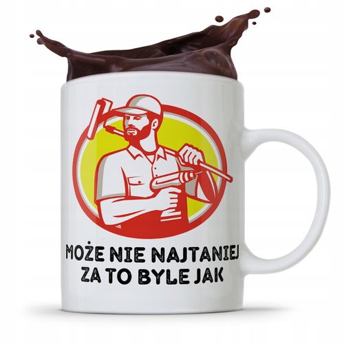 Kubek Budowlańca Może Nie Najtaniej Za To Byle Jak Z Nadrukiem Ze Zdjęciem na Arena.pl