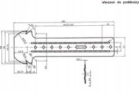 WIESZAK KOTWOWY DO PODDASZY 18cm 180mm GRZYBEK DO PROFILI CD60 100sztuk