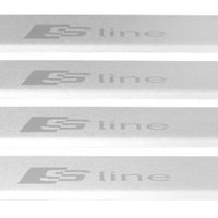 Listwa progowa AUDI Q8  SLINE Stal nierdzewna 304 mat 4szt