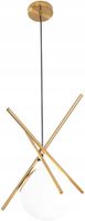 LAMPA WISZĄCA MAXLIGHT XENA P0403 MIEDZIANY /BIAŁY