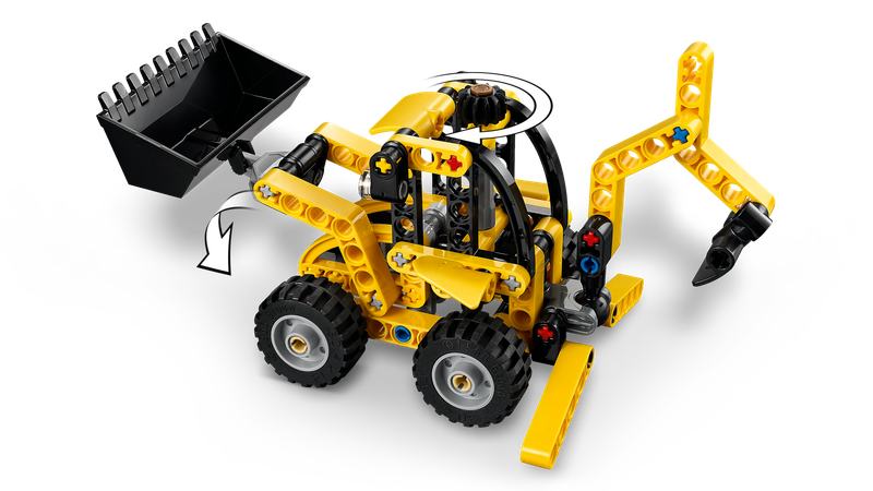 LEGO Technic Koparko-ładowarka koparka pojazd budowlany 42197 zdjęcie 8
