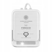 CERTYFIKOWANY CZUJNIK GAZU ZIEMNEGO DETEKTOR CH4 Firesco JT-ZL2010 LED 85dB