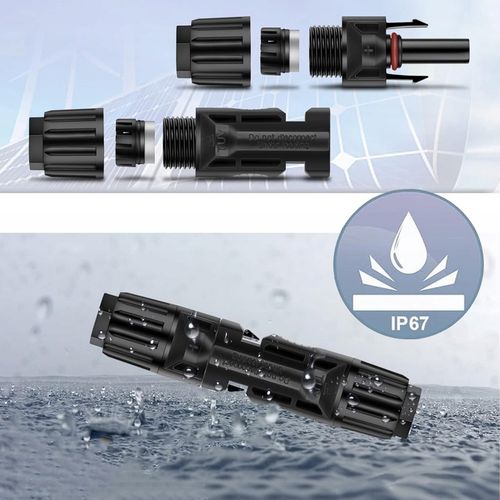 10 X MC4 KONEKTOR ZŁĄCZE SOLARNE WTYCZKA WTYK MC4 PV -+ PANEL SOLARNY IP67 na Arena.pl