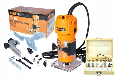 CMT FREZARKA RĘCZNA KRAWĘDZIOWA 550W CMT10 TRYMER KRAWĘDZI 6,35 6-8mm na Arena.pl