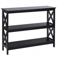 Konsola Costway czarny matowe 100 x 80 x 30cm