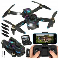 DRON DLA DZIECI 2 kamery silniki BEZSZCZOTKOWE zawis WIFI ZABAWKA + APP