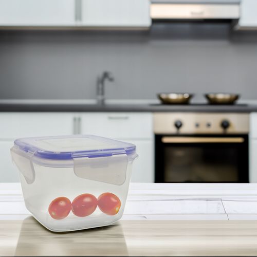 PLASTIKOWY POJEMNIK Z POKRYWKĄ NA ŻYWNOŚĆ ZAMYKANA MISKA 1,5L na Arena.pl