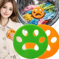 2x czyścik do usuwania sierści z ubrań tapicerki ręczny i do pralki żelowy