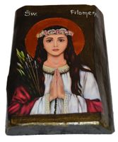 Ikona Święta Filomena patronka biznesmenów ludzi interesu zakonników misji