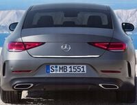 Mercedes CLS C257 - LISTWA CHROM na Klapę bagażnik