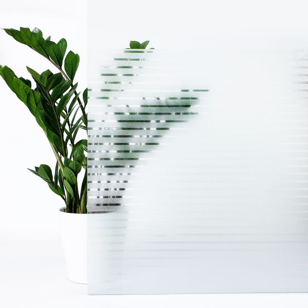 Folia Okienna Statyczna Bez Kleju Witraż PASY KRYSZTAŁOWE 90x150 G86a zdjęcie 6