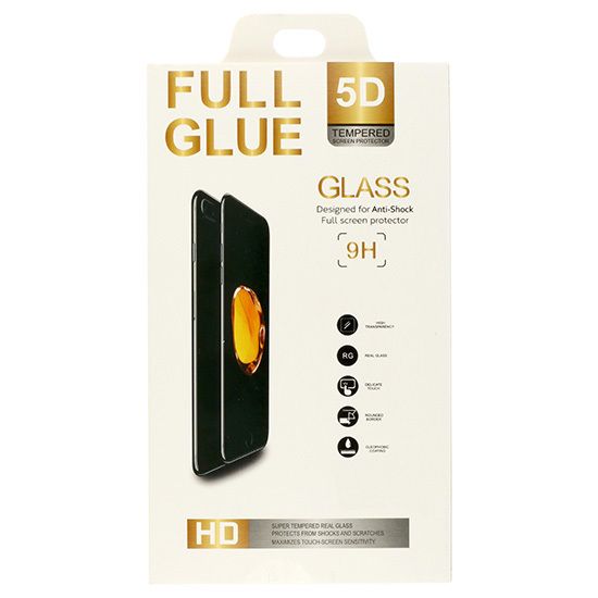 Hartowane szkło Full Glue 5D do IPHONE 11 CZARNY zdjęcie 1