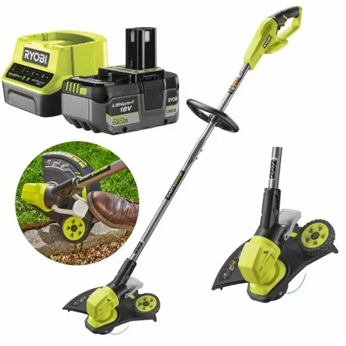 RYOBI PODKASZARKA KOSA AKUMULATOROWA 33cm 18V KRAWĘDZIARKA RY18LT33A +5Ah na Arena.pl