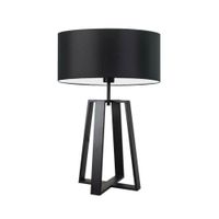 Lampka THOR abażur czarny stelaż czarny