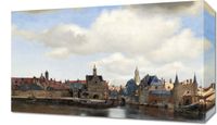 Obraz 50x30cm View of Delft, Vermeer Vintage do Salonu