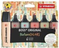 zakreślacz stabilo nature colors 6pcs 3140