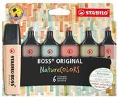 zakreślacz stabilo nature colors 6pcs 3140