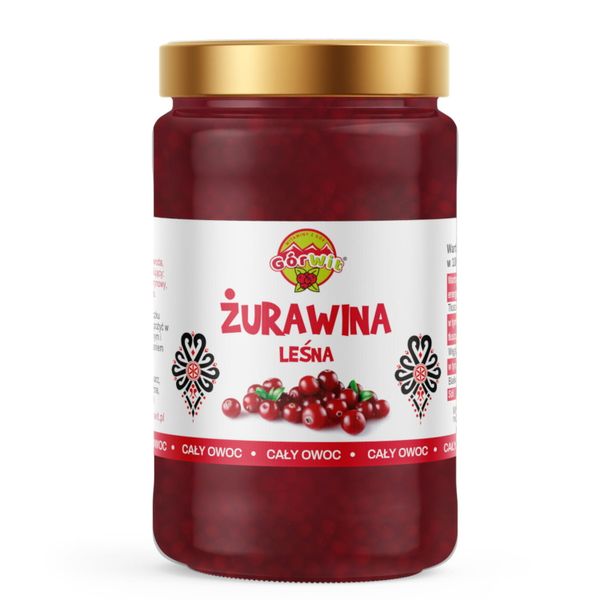 ŻURAWINA Leśna 340g zdjęcie 1