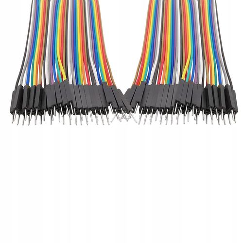 Przewody Zworki Męsko Męskie 10Cm 40Szt Arduino na Arena.pl
