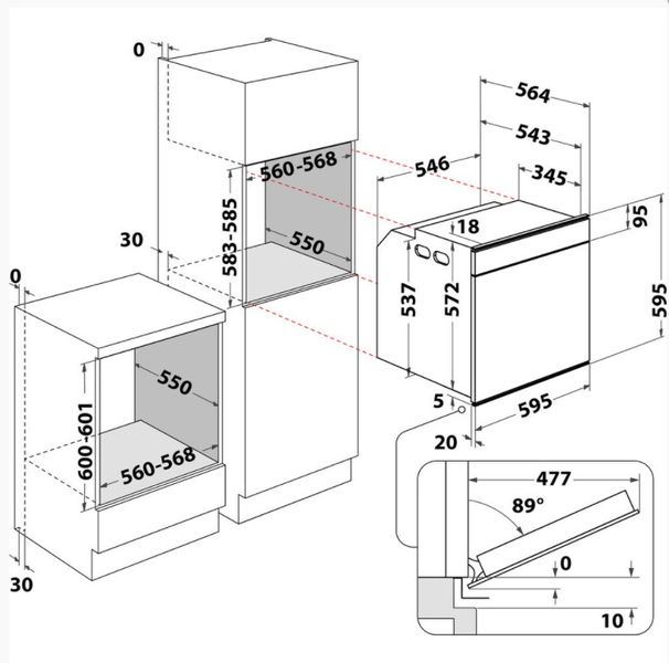 Piekarnik Whirlpool W11IOM14MS2H zdjęcie 2