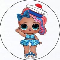 Opłatek na tort LOL Lalki Suprise Postacie