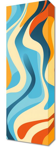 Obraz 20x60cm Tańczące Fale zdjęcie 1