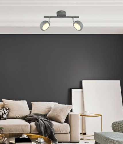 Mild listwa 2x6W LED szary 3000K na Arena.pl