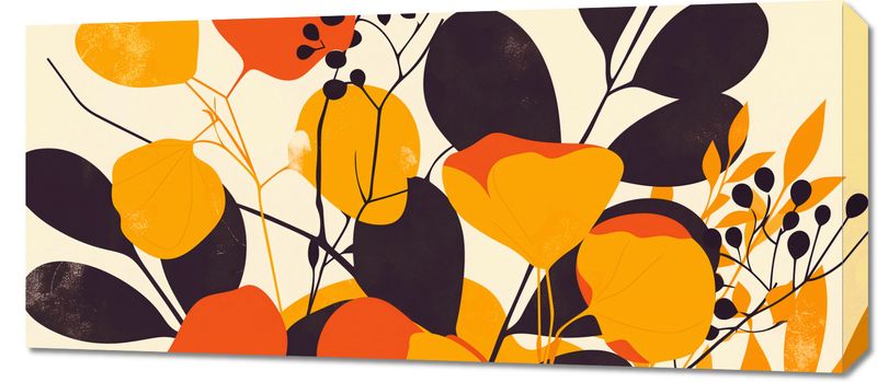 Obraz 90x40cm Ogrodowa Paleta zdjęcie 1
