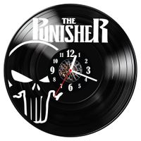 Zegar ścienny z płyty winylowej The Punisher 1108.14