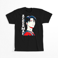 Koszulka Czarna Attack on titan WYBIERZ KOLOR KOSZULKI I FASON Męska 4XL