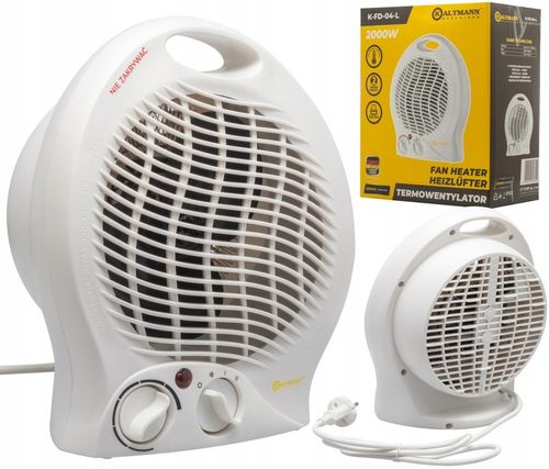 Termowentylator Wentylator Grzejnik 1000W 2000W TERMOSTAT 3 tryby pracy na Arena.pl