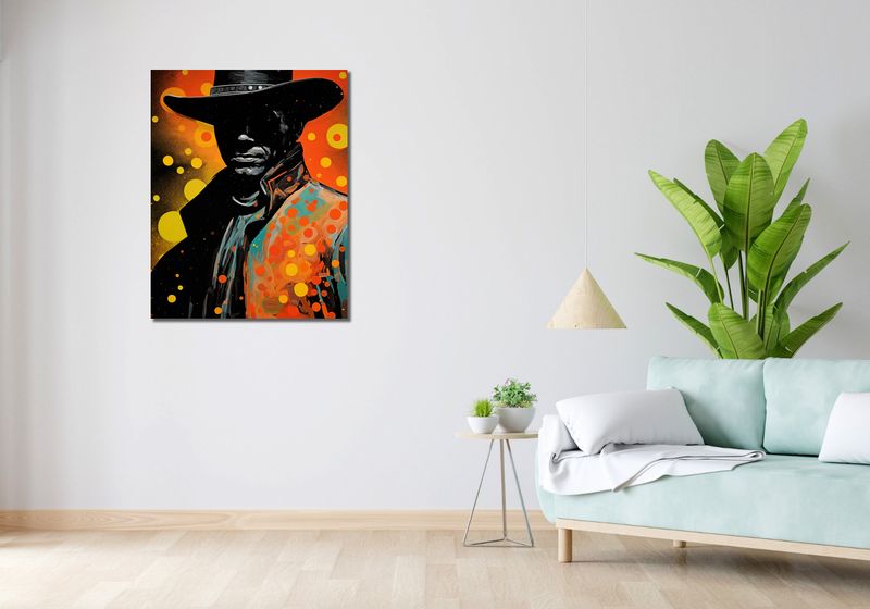 Obraz 70x90cm Kowboj Kosmosu zdjęcie 2