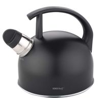 CZAJNIK 1,5L Z GWIZDKIEM KINGHOFF KH-1897 CZARNY MAT