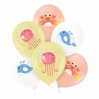 Balony lateksowe zwierzątka morskie, 30 cm 6 szt.