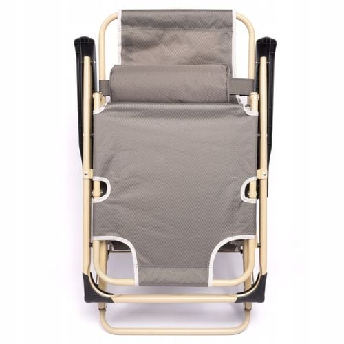 Leżak Ogrodowy Rozkładany Zero Gravity Krzesło Turystyczne Miękka na Arena.pl