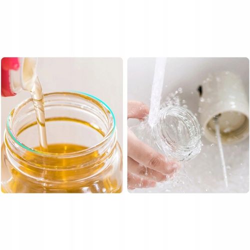 SPRYSKIWACZ DO OLIWY OLEJU SZKLANY DOZOWNIK SPRAY ATOMIZER WYGODNY 550ML na Arena.pl