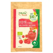 Budyń o Smaku Malinowym z Malinami bez Dodatku Cukru Vitally Food Bio, 38g