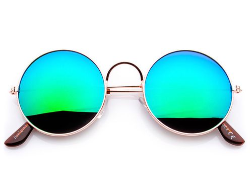 Okulary lenonki lustrzane na Arena.pl