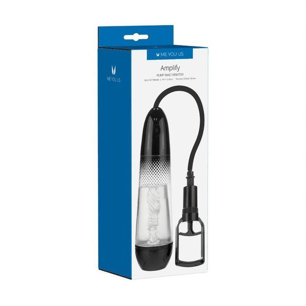 Pompka- Me You Us Amplify Pump Masturbator Clear/Black zdjęcie 4