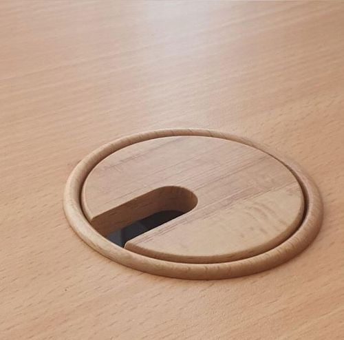 Przepust kabli drewniany przelotka DĄB 80x23mm na Arena.pl