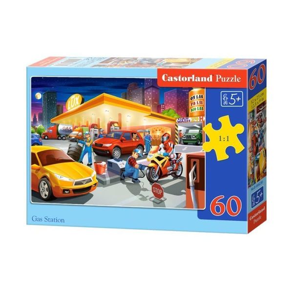 Puzzle 60el. gas station zdjęcie 1